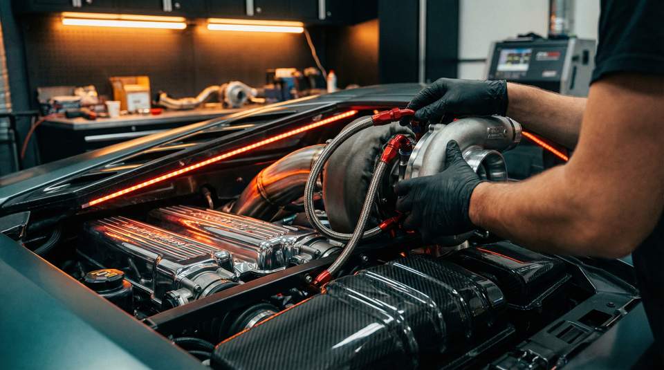 抖荫短视频视频：兰博基尼涡轮改装视频教程